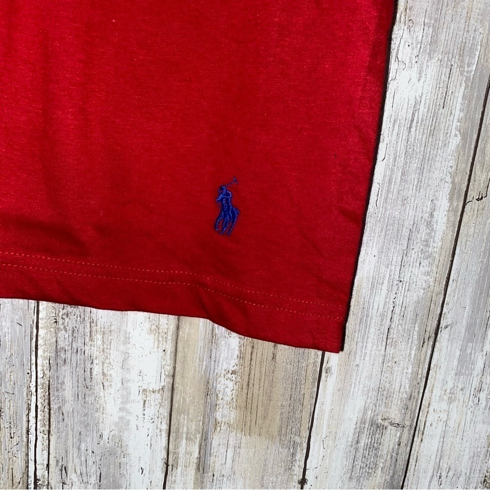 Polo by Ralph Lauren Men's Red Classic Fit T-Shirt - Picture 2 of 4